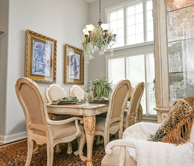 1967 Weston Hills Dr NW, Cleveland, TN 37312 - dining space featuring a chandelier