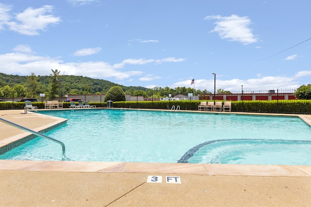 view of pool