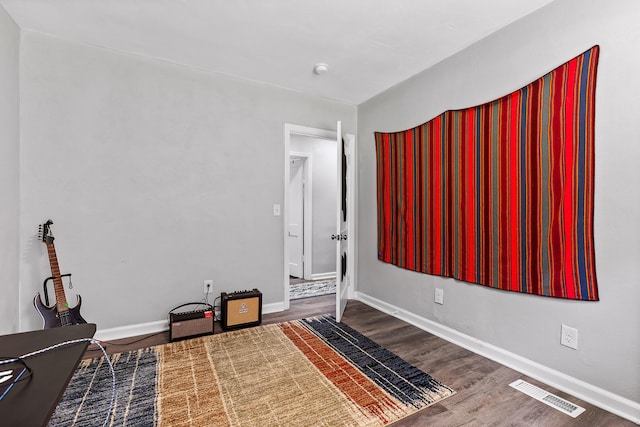 interior space featuring hardwood / wood-style flooring