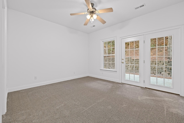 7510 Noah Reid Rd, Chattanooga, TN 37416 - carpeted empty room featuring baseboards and a ceiling fan