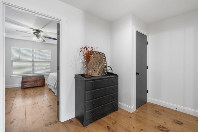 310 Moore Circle Rd, Charleston, TN 37310 - hall with light wood-style flooring and baseboards