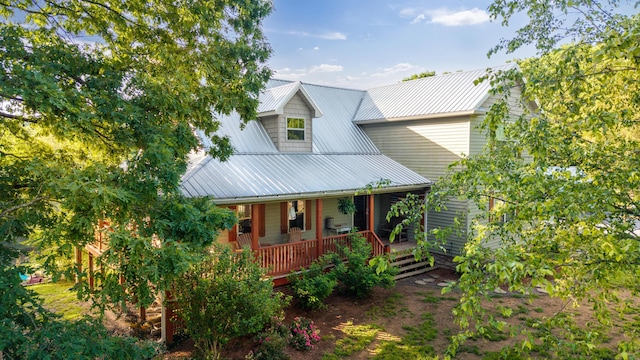 310 Moore Circle Rd, Charleston, TN 37310 - view of front of property featuring a porch and metal roof