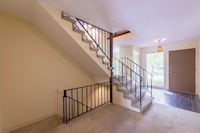 604 Augusta National Way, Knoxville, TN 37934 - staircase with carpet flooring