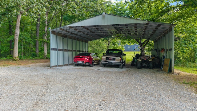 250 Creek Rd, Sweetwater, TN 37874 - view of parking featuring a detached carport and driveway