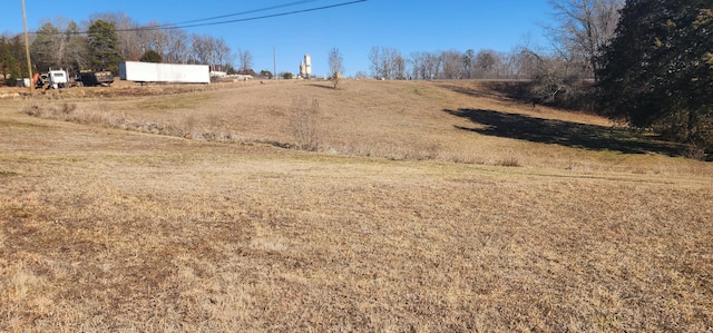 view of yard featuring a rural view