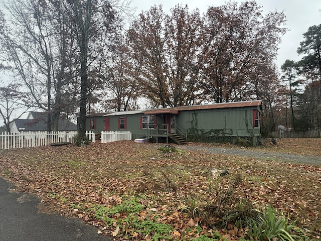 view of manufactured / mobile home