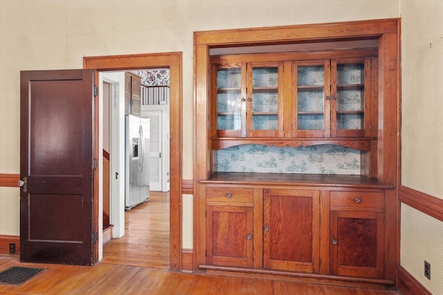 interior space featuring light hardwood / wood-style flooring