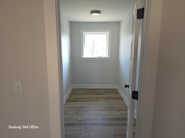 interior space featuring light hardwood / wood-style flooring