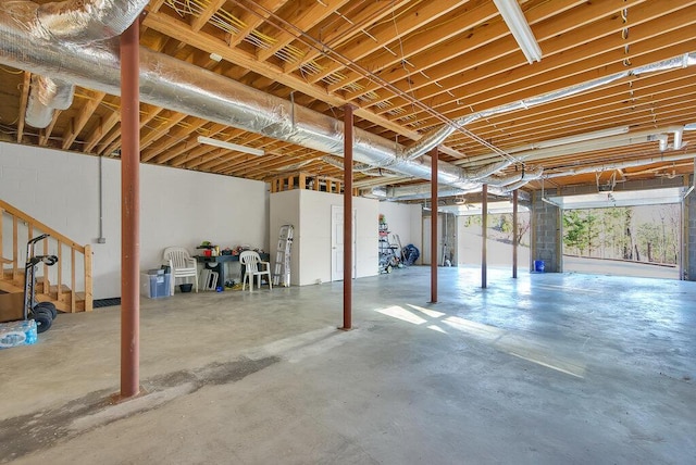 interior space with stairway