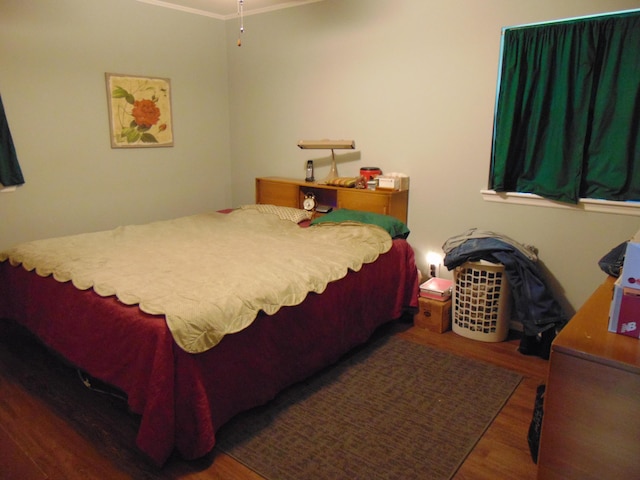 668 Mount Zion Rd NW, Georgetown, TN 37336 - bedroom with wood finished floors and ornamental molding