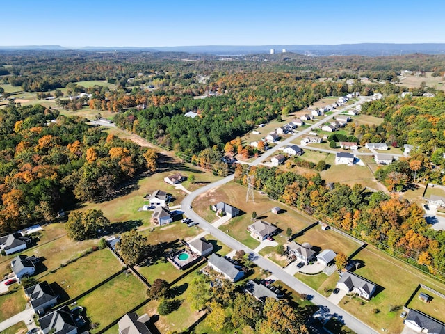 aerial view with a view of trees