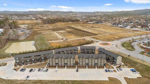 drone / aerial view featuring a residential view