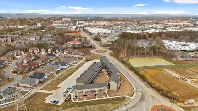 aerial view featuring a residential view