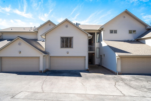 front of property featuring a garage