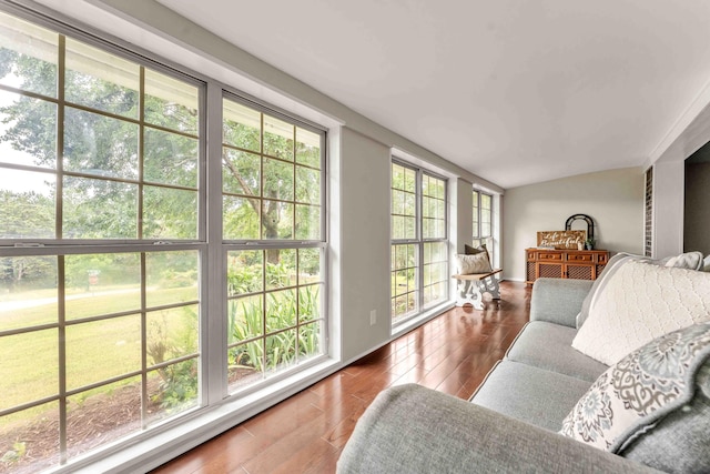 547 Van Davis Rd NW, Georgetown, TN 37336 - living room with vaulted ceiling and wood finished floors