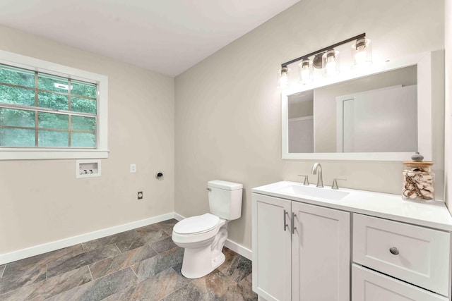 547 Van Davis Rd NW, Georgetown, TN 37336 - bathroom featuring vanity and stone finish flooring