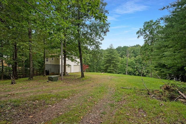 865 Ewing Rd, Spring City, TN 37381 - view of green lawn featuring a view of trees