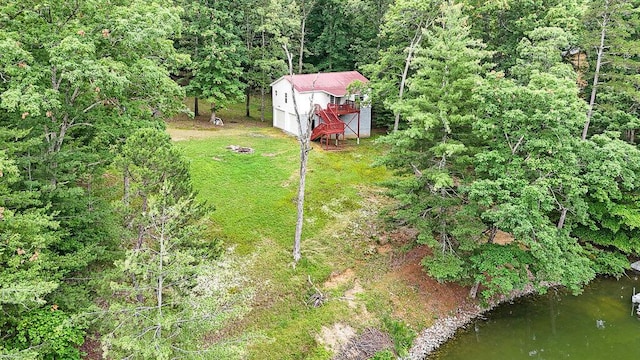 865 Ewing Rd, Spring City, TN 37381 - view from above of property featuring a forest