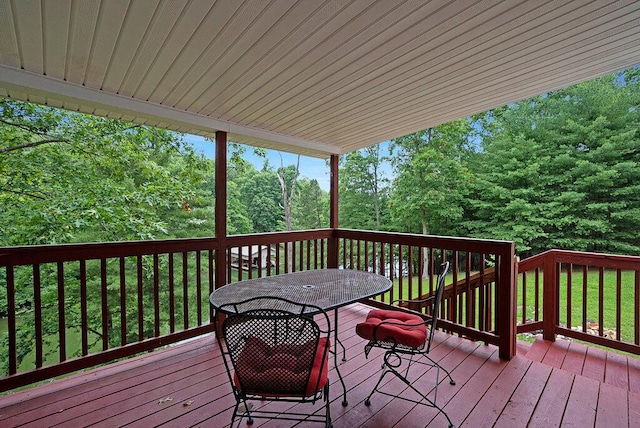 865 Ewing Rd, Spring City, TN 37381 - deck with outdoor dining space