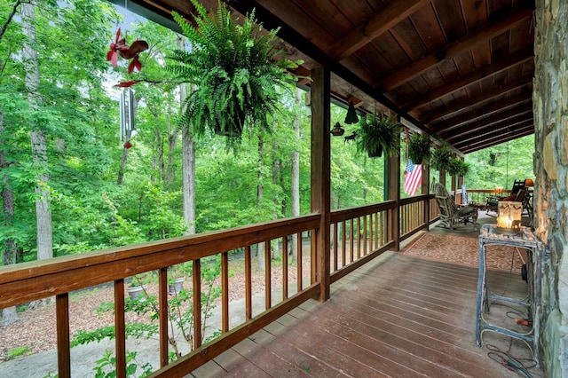 362 River Run Rd, Calhoun, TN 37309 - view of wooden deck