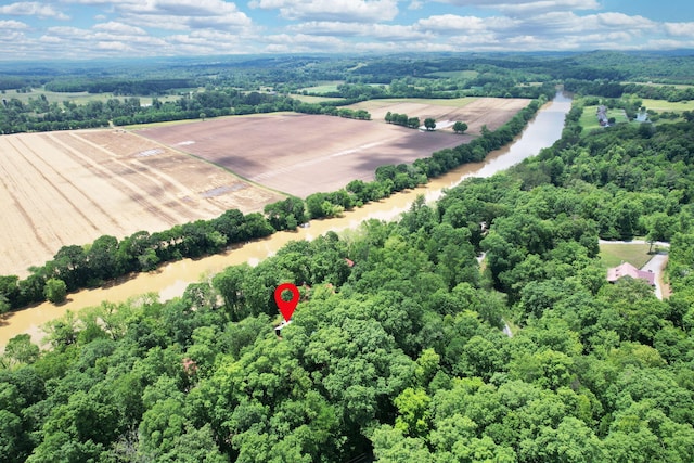 362 River Run Rd, Calhoun, TN 37309 - overview of rural landscape with a heavily wooded area