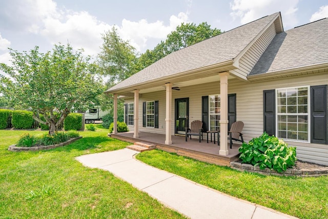 328 Mill Hamlet Rd NW, Charleston, TN 37310 - view of green lawn featuring covered porch
