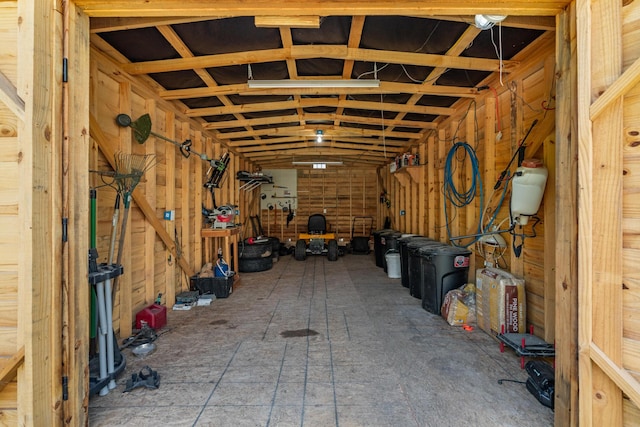 view of storage room
