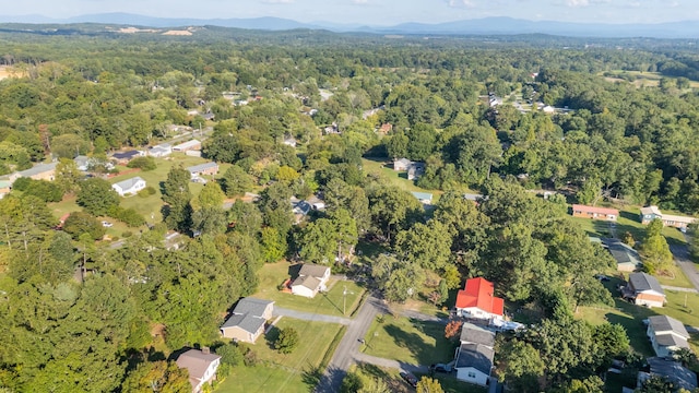 aerial view featuring a mountain view