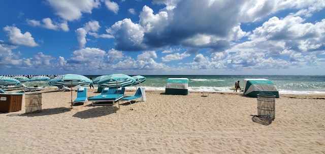 water view with a beach view