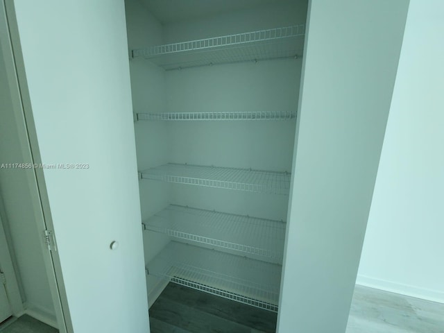 view of pantry