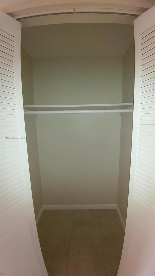 view of closet