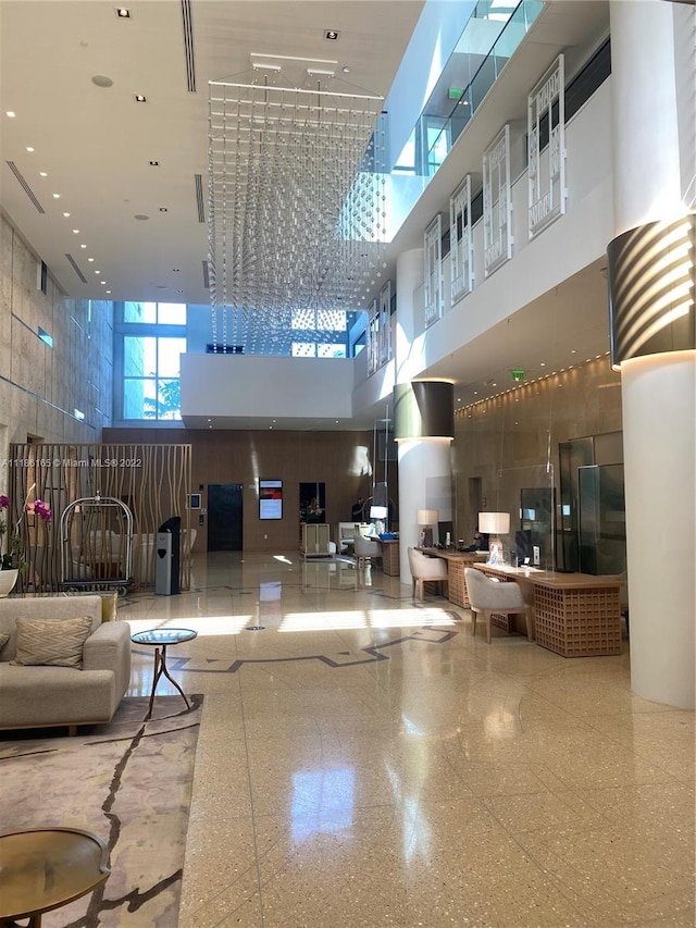 view of community lobby