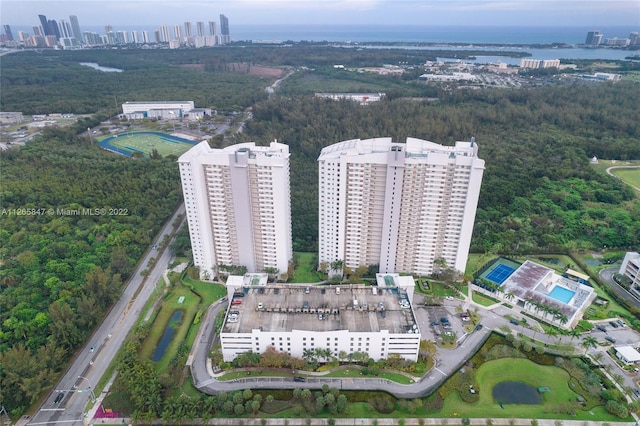 view of birds eye view of property