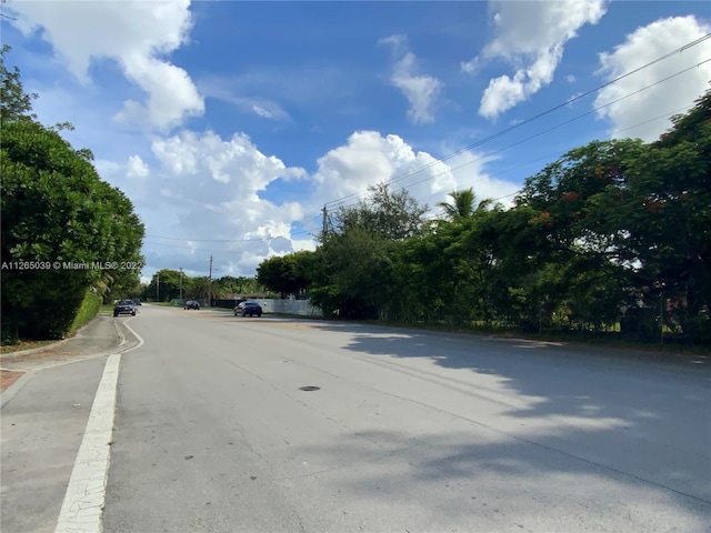 view of street