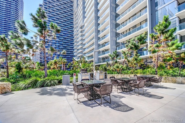 view of patio / terrace with outdoor dining area