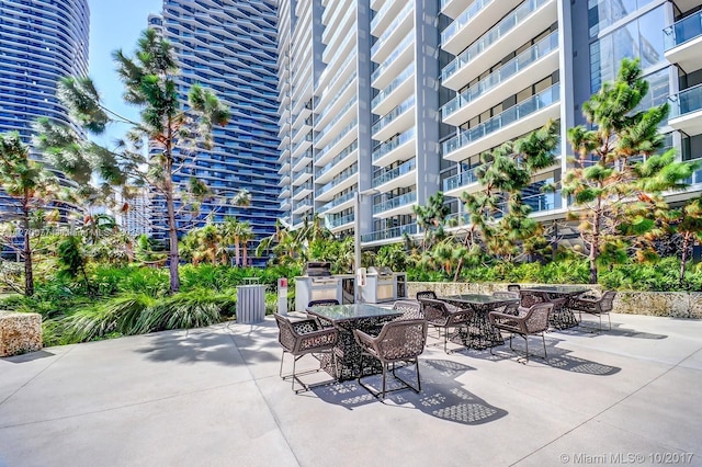view of patio / terrace featuring outdoor dining space