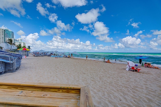 water view with a beach view