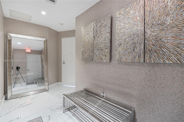 bathroom with tile floors