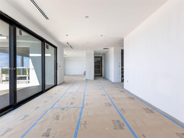 view of unfurnished living room