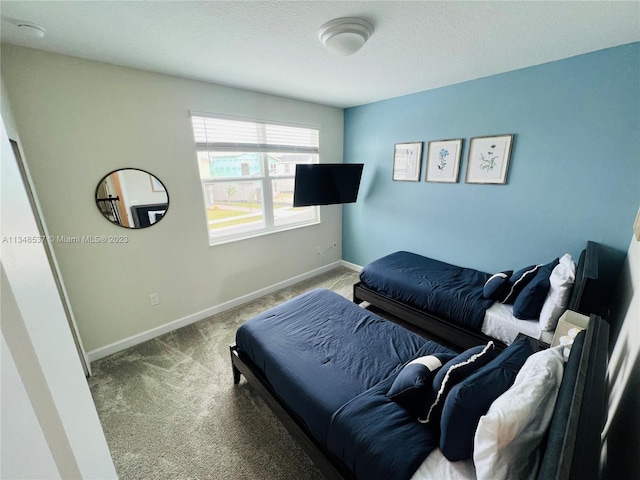 bedroom featuring carpet flooring