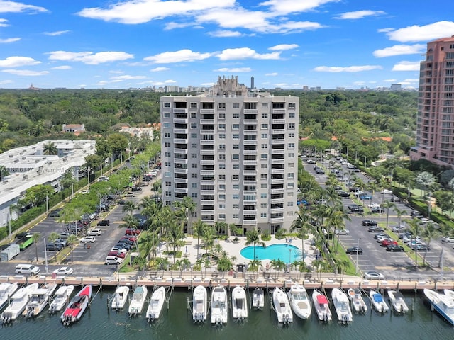 view of property featuring a water view