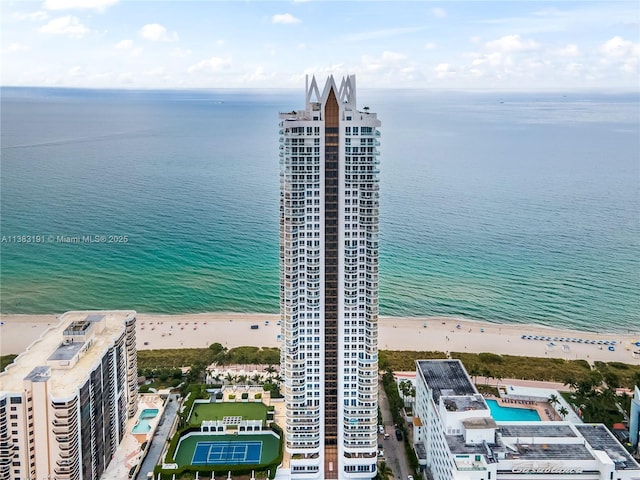 6365 Collins Ave Unit 907, Miami Beach, FL 33141 - drone / aerial view of expansive beach