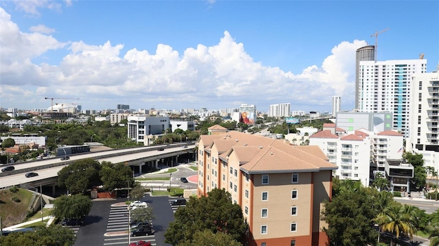 view of property's view of city