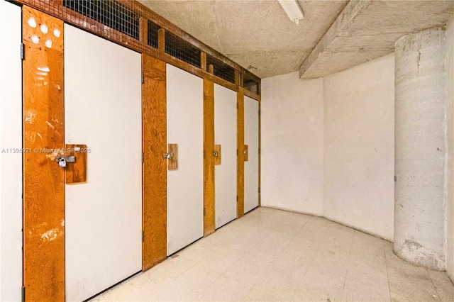 interior space featuring tile patterned floors