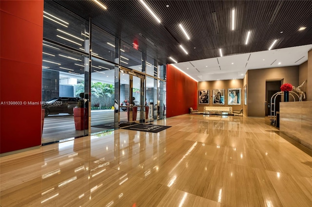 view of community lobby