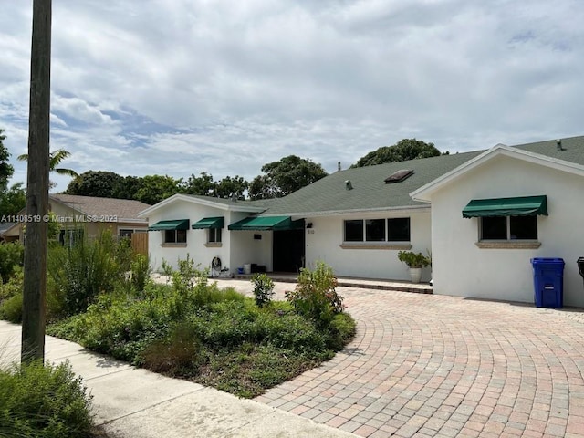 view of ranch-style home