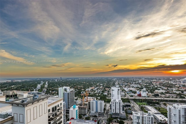 view of property's view of city