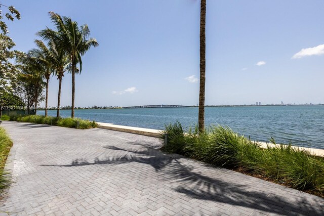 view of water feature