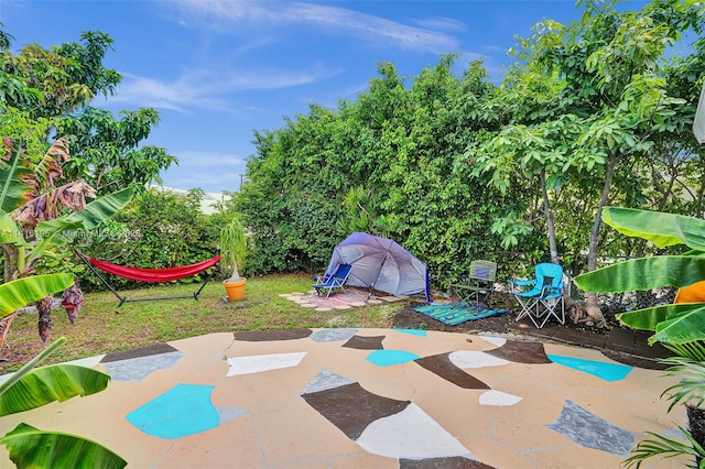 view of patio