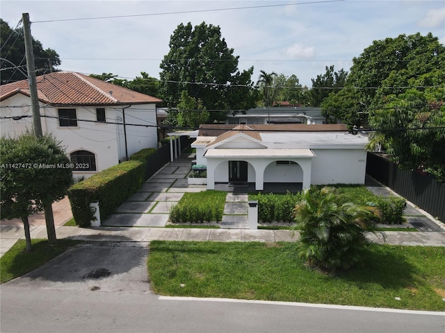 view of front of home